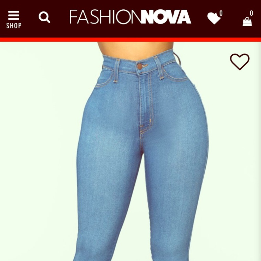 Fashion Nova High Waisted Jeans